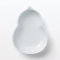 Hasami Ware Lucky Small Plate - Gourd - White