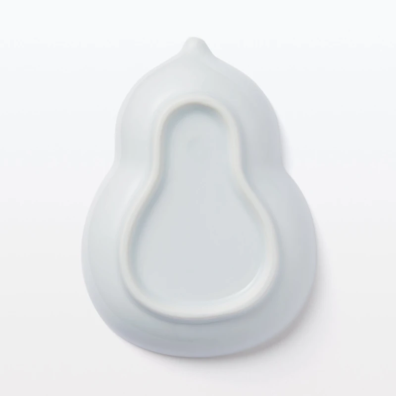 Hasami Ware Lucky Small Plate - Gourd - White