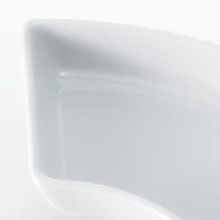 Hasami Ware Lucky Small Plate - Fan - White