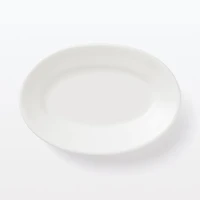 Porcelain Rimmed Oval Plate Small