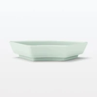 Hasami Ware Lucky Small Plate - Fan - Light Aqua