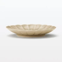 Hasami Ware Lucky Small Plate - Chrysanthemum - Steamed Chestnut