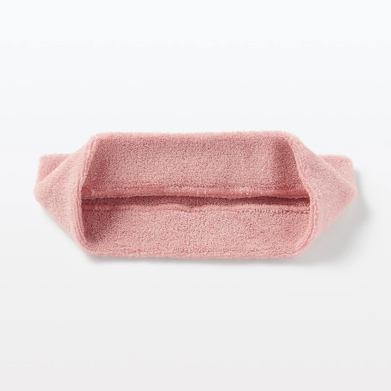 Pile Hair Turban Slim - Smoky Pink