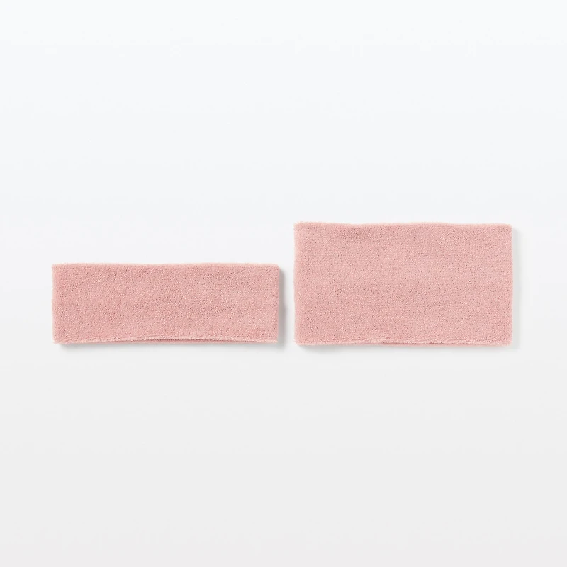 Pile Hair Turban Slim - Smoky Pink