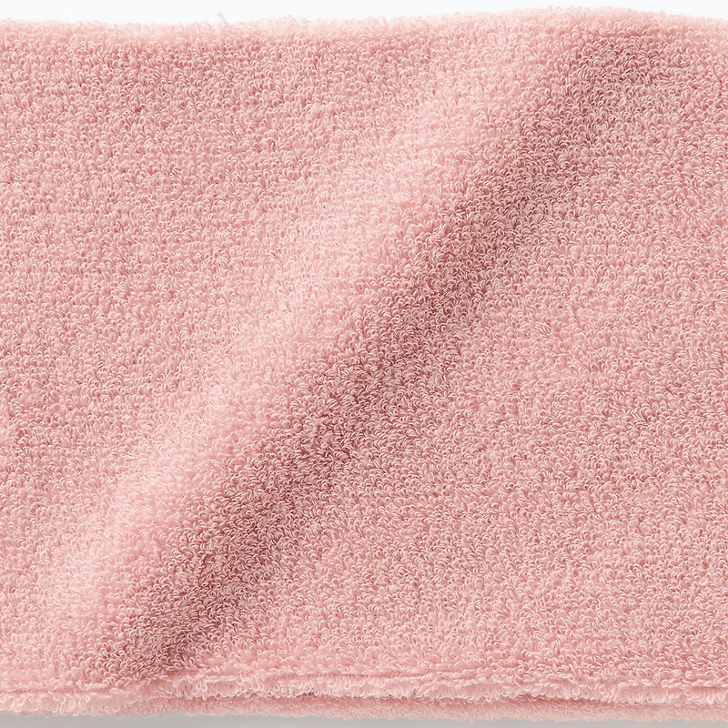 Pile Hair Turban Wide - Smoky Pink
