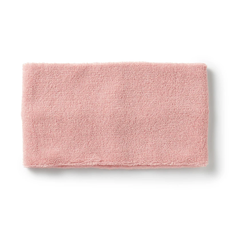 Pile Hair Turban Wide - Smoky Pink