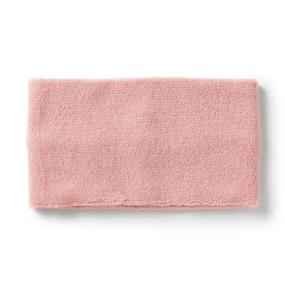 Pile Hair Turban Wide - Smoky Pink