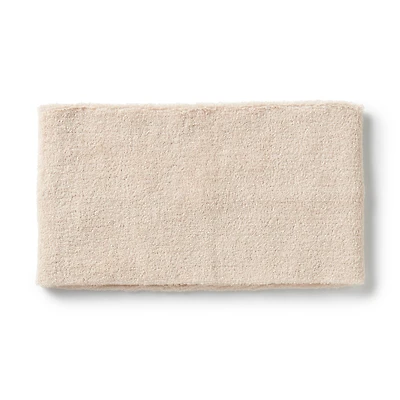 Pile Hair Turban Wide - Beige