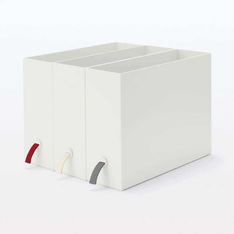 Polypropylene File Box Handle - Burgundy (3 Pack)