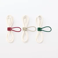 Rubber Tie-Down Strap 3 Pack - Red, Beige, Green