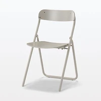 Steel Pipe Folding Chair with Wooden Seat