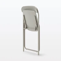 Steel Pipe Folding Chair with Wooden Seat