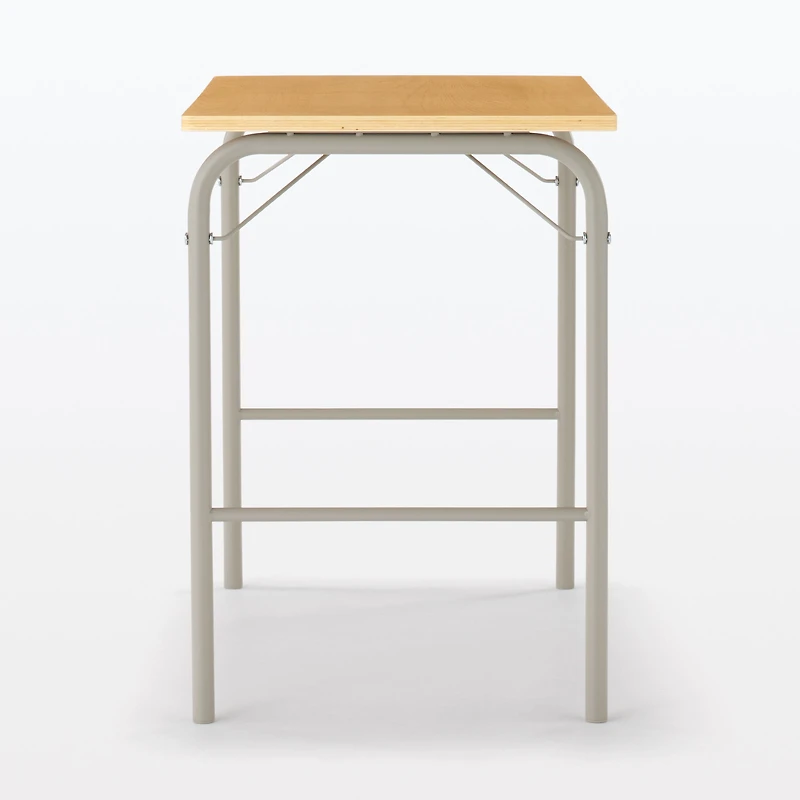 Steel Pipe Table - Warm Grey