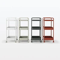 Steel Pipe Wheeled Rack Utility Cart