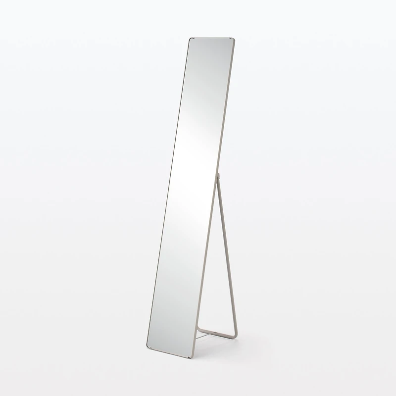 Steel Pipe Stand Mirror