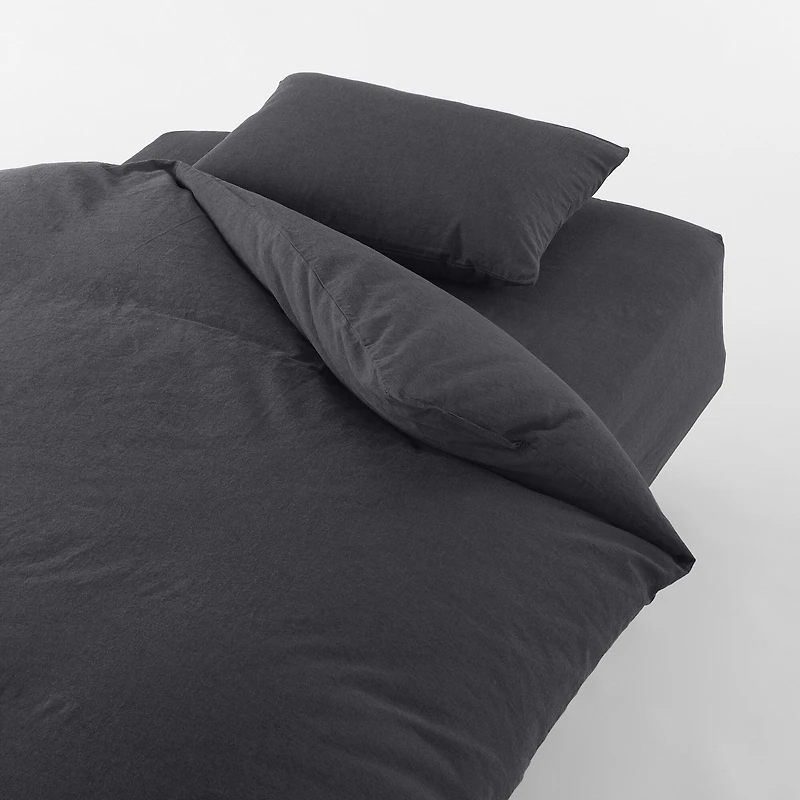Washed Cotton Pillowcase - 43 x 63 cm