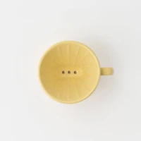 Stoneware Coffee Dripper - Light Yellow