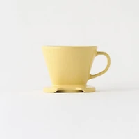 Stoneware Coffee Dripper - Light Yellow