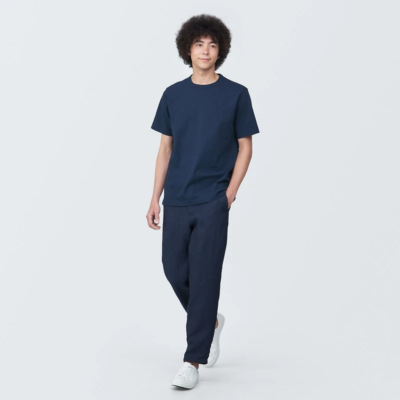 Men's Washed Heavy Weight Crew Neck Short Sleeve T-Shirt