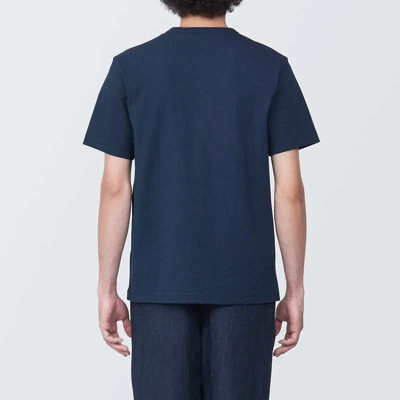 Men's Washed Heavy Weight Crew Neck Short Sleeve T-Shirt