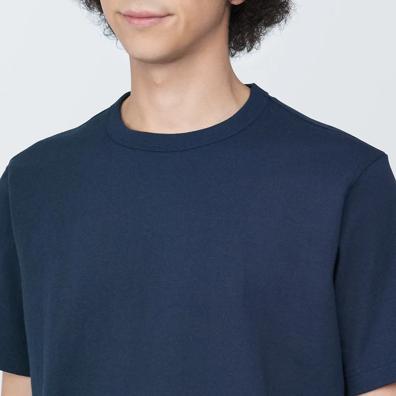 Men's Washed Heavy Weight Crew Neck Short Sleeve T-Shirt