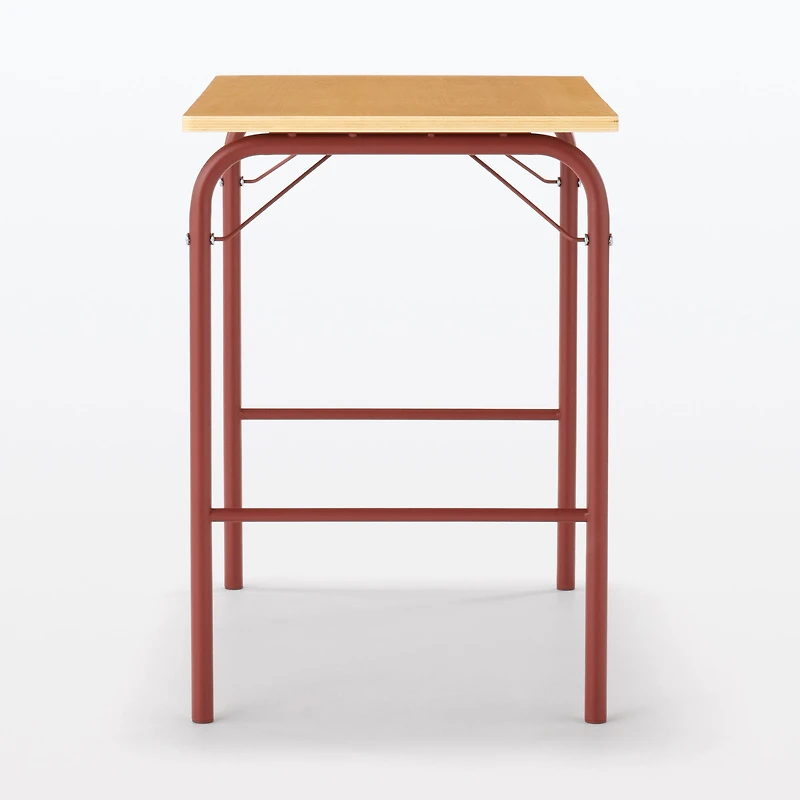 Steel Pipe Table - Burgundy