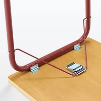 Steel Pipe Table - Burgundy