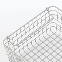 Steel Pipe Storage Rack Basket Set - Warm Grey