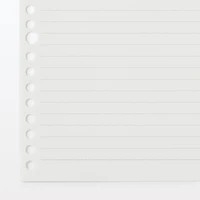 Planted Tree Paper Bleed Proof Loose-Leaf Paper in Case - 7mm Lined B5