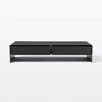 Steel Monitor Stand with 2 Drawer - Wide