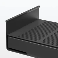 Steel Monitor Stand with 2 Drawer - Wide