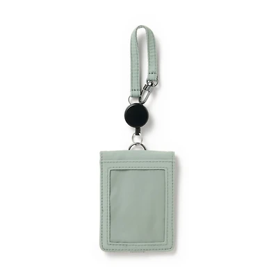 Self Standing Card Holder with Reel - Moss Green