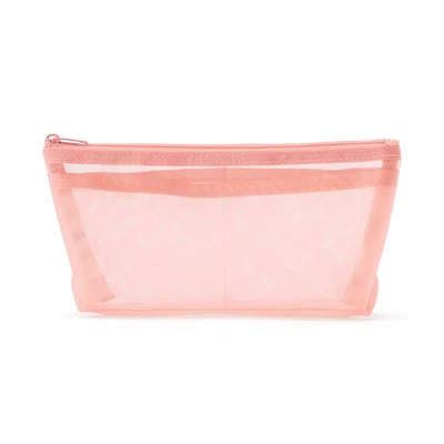 Nylon Mesh Pen Case with Gusset Tall