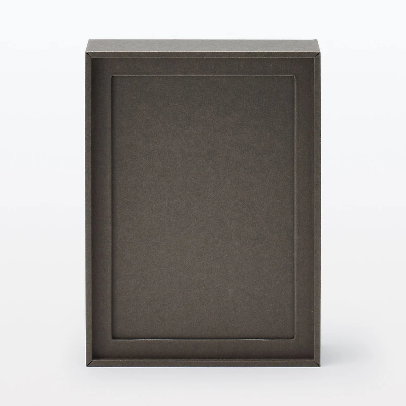2-in-1 Photo Frame & Postcard Case - Dark Grey