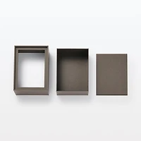 2-in-1 Photo Frame & Postcard Case - Dark Grey