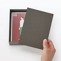 2-in-1 Photo Frame & Postcard Case - Dark Grey