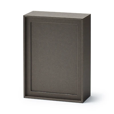 2-in-1 Photo Frame & Postcard Case - Dark Grey