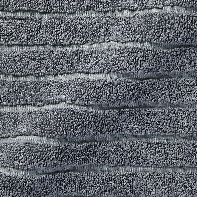 Cotton Linen Bath Mat - W45 x L70 cm - Charcoal Grey