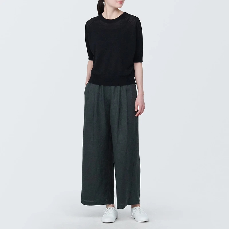 Women's Linen Easy Wide Pants