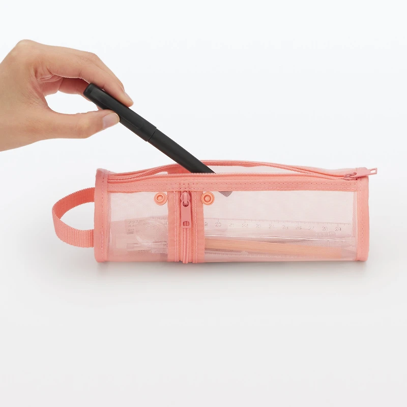 Nylon Mesh Vertical/Horizontal Pen Case Thin