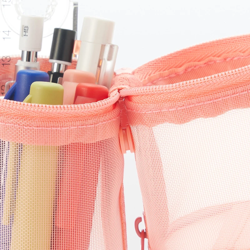 Nylon Mesh Vertical/Horizontal Pen Case Thin