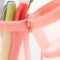 Nylon Mesh Vertical/Horizontal Pen Case Wide