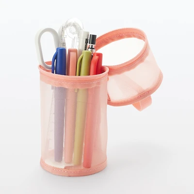 Nylon Mesh Vertical/Horizontal Pen Case Wide