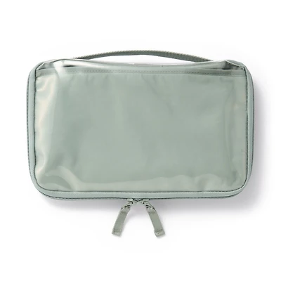 Selectable Pocket Organiser Case - A5 Slim - Moss Green