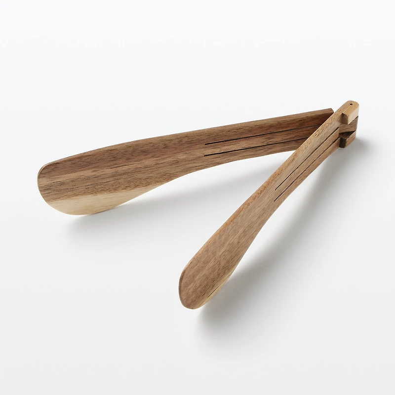Acacia Foldable Tongs Small