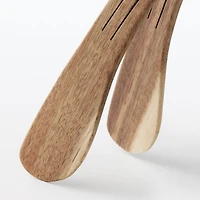 Acacia Foldable Tongs Small