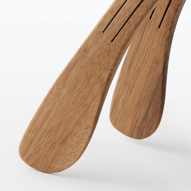 Acacia Foldable Tongs Large