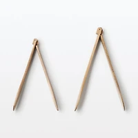 Acacia Foldable Tongs Large