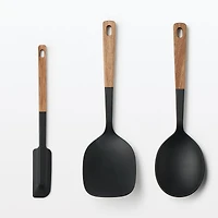 Wooden Handle Silicone Turner
