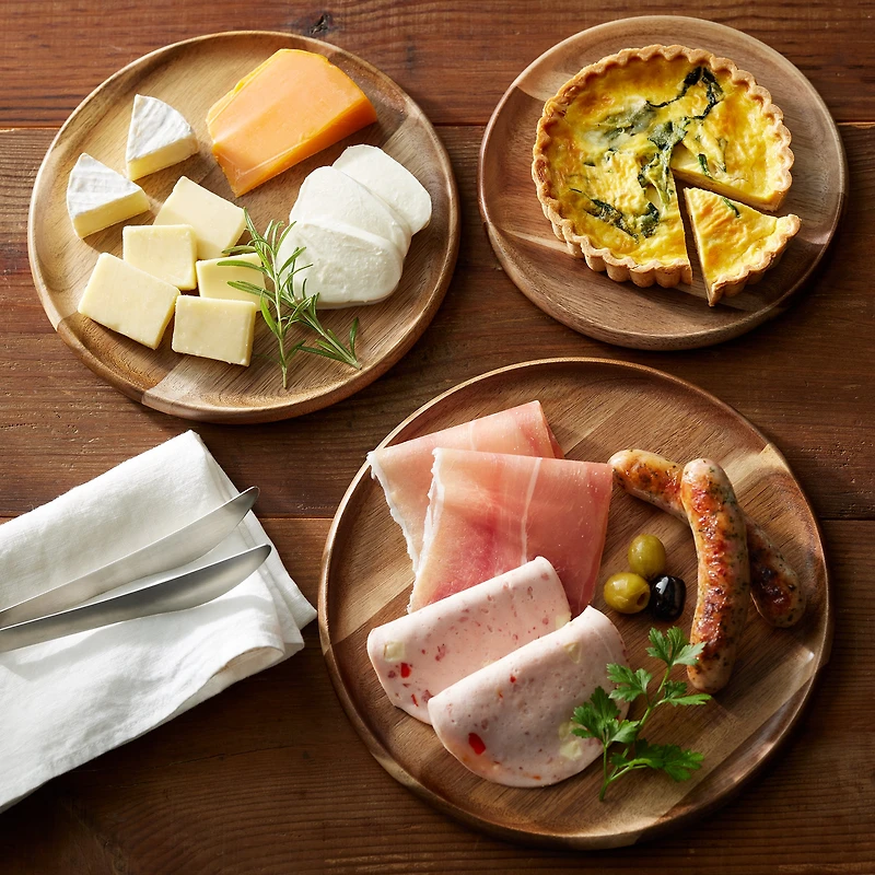 Acacia Plate/Round Cutting Board Small